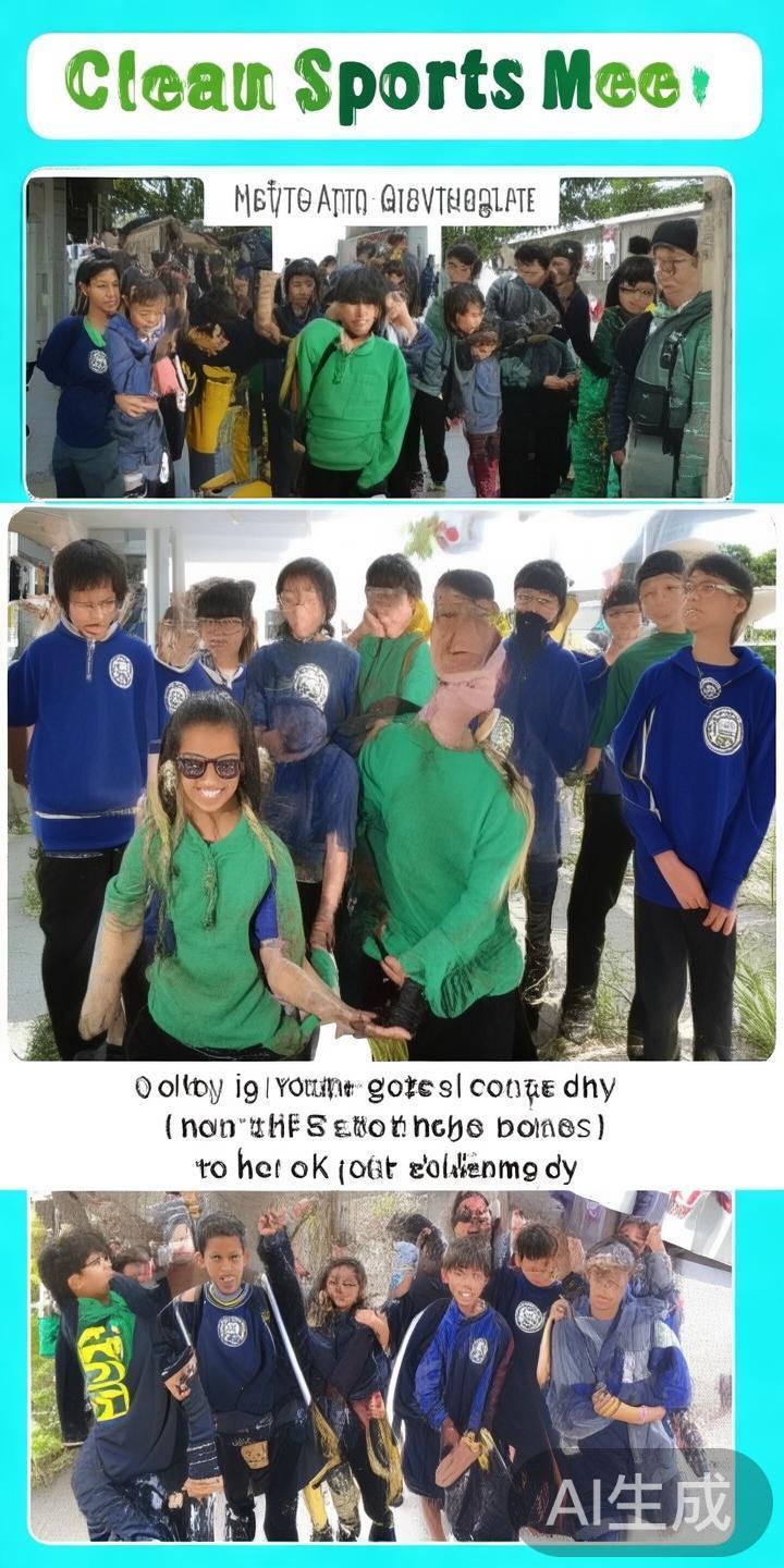 某学校在开展“清洁运动会”后，观察到学生的个人卫生